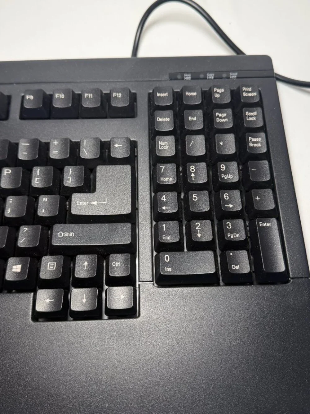 Adesso Easytouch 730 ACK-730PB Touchpad Keyboard w/USB Adapter Tested Working